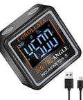 Pocket Sized Digital Angle Finder With Magnetic Level, Rechargeable Angle Cube, DIY woodworking inclinometer, USB-C charging