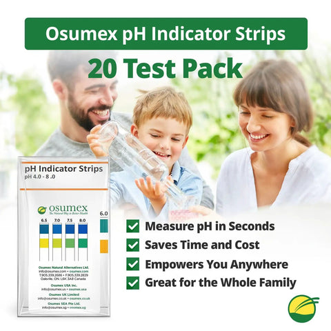 Family using pH Test Strips For Urine And Saliva, 20 count, easy to use litmus paper strips for home health monitoring.