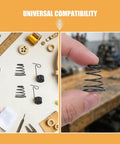 DIY Sewing Machine Tension Spring Replacement Kit 60 Pcs Steel Thread Tension Assembly For Smooth Stitching Easy Install Fits Fabric Crafts And Heavy Duty Machines 1.8cm Handle Length Repair Parts, steel spring close-up