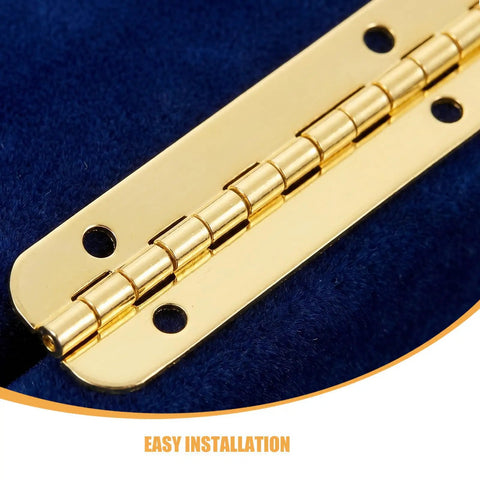 Eight Piece Iron Cabinet Continuous Piano Hinge With Pre Drilled Holes And Rounded Edge Built Tough for woodworking projects