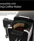 2 Pack Reusable Cone Coffee Filters For Dual Brew Coffee Makers Replacement Number Four Permanent Filter Compatible With Ninja