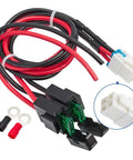 4 Pin 12AWG DC Power Cord Cable 1M With 30A Fuse for Ham Radio Short Wave Power Supply Lead, connectors, and fuse block visible