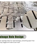 Heavy Duty 304 Stainless Steel Trench Drainage System Kit For Driveways Courtyards Lawns And Outdoor Paths With Hidden Grate