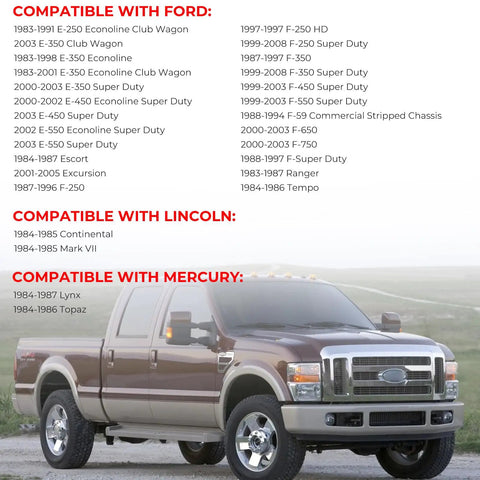 Brown Ford truck compatible with Fuel Cap Replacement For Ford Chevy Toyota Dodge Jeep GMC Buick Cadillac Lincoln Mercury models
