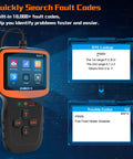OBD2 Car Diagnostic Scanner Tool For All Cars 1996 And Later Read And Clear Check Engine Codes IM Readiness Live Data Stream