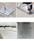 Rock Solid Self Adhesive Roof Underlayment Roll Made With Sbs Bitumen And Aluminum Foil for waterproofing metal roofs in various applications.