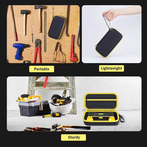 Heavy Duty Eva Carrying Case For Professional Stud Finders With Rock Solid Protection And Snug Custom Fit Compatible With M210 710pro 710plus 5000plus Tools Kick Ass Job Site Durability Built To Handle Daily Drops And Scratches Without Breaking A Sweat
