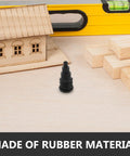 Small Rubber Grommet Kit For Wire Harness Tough Rubber Build For Durability Prevents Wear And Tear Simple Pass Through Firewall Install Seals And Protects Vehicle Wiring Easy Cable Management And Secure Connections black rubber grommet on wood model