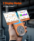 Guard 863Pro Four Gas Monitor For H2S CO LEL And O2 With TFT Color Screen shown held in hand displaying data.