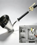 Badass Pneumatic Mortar Sprayer With Four Jet Nozzles showing a sleek alloy body and ergonomic grip for easy handling in wall texturing.