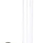 Clearview Collection 8 Inch Single Side Shower Door Pull With Twisted Accents In Antique Brass, solid brass design with acrylic