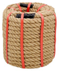 1 Inch By 100 Foot Hemp Rope Heavy Duty 4 Strand Twisted Twine For Deck Railing Landscaping Tug Of War Dock Decor And Gardening