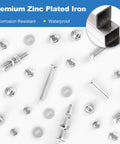 Ultimate 121 Piece Nuts And Bolts Kit With M4 M5 M6 Phillips Head Screws Nuts Flat Washers And Storage Case for home workshop