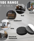 Heckin Smooth Felt Furniture Pads For Hardwood Floors Anti Scratch Guards ideal for sofa, cupboard, bed, crafts, and electrical equipment.