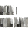 Spryflower 50-Piece Extra Long Security Bit Set With Magnetic Driver Kit Featuring Square Flat Hex Spline Clutch Torq Tri-Wing Spanner Star And Pozi Bits For Drills Power Tools Electronics Car Repair Jobs, vanadium steel