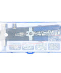 Threaded Nut Rivet Gun For Sheet Metal Aluminum Alloy Flat Head Rivet Nut Set With M3 M4 M5 M6 M8 Sizes in storage case
