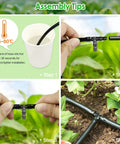 Step-by-step guide for 246 Piece 1 Quarter Inch Drip Irrigation Fittings Kit With Barbed Couplings Tees Elbows Crosses End Caps
