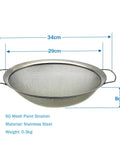 Stainless Steel 60 Mesh Paint Strainer For 5 Gallon Buckets Built To Last Filters Out Particles From Almost Any Liquid Easy To Use And Clean Heavy Duty Reusable Paint Filter For Smoother Applications