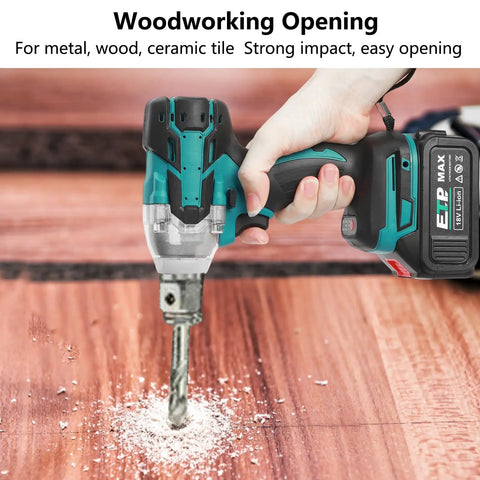 HeVirgo Cordless Electric Impact Wrench 18V With Brushless Motor And 520Nm High Torque For Automotive Repairs Includes 13000 Mah Battery Six Sockets Easy To Use Portable Power Tool Shipped From USA Direct