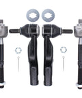 Front Inner And Outer Tie Rod Ends Kit For Ford Fusion 2010 2012 Mercury Milan 2010 2011 Lincoln MKZ Hybrid 2011 2012 Front Steering Linkage Replacement With Durable And Easy Install Ready To Install, black steel steering parts with hardware