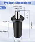 Bully Proof Spring Pin Set For Cabinet Door Dampers And Drawer Hinges 24 Pack showing product dimensions and specifications.