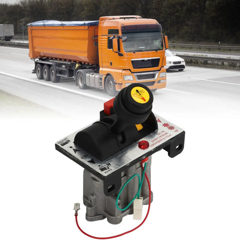 Proportional Control Valves With PTO Switch for dump truck hydraulic system, highlighting easy install and speed control features.