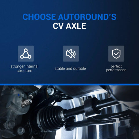 Pair Front CV Axle Shaft Assembly Replacement For 2007 To 2020 Chevy Tahoe Silverado 1500 image with features.