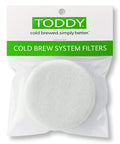 Three packs of Toddy cold brew system filters for home coffee makers, reusable and durable.