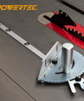 Universal Table Saw Miter Gauge With Aluminum Miter Bar, 27 Angle Stops for precision angles on table saws and router tables.