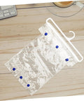Hella Heavy Duty Clear Electric Vehicle Charger Station Cover Weatherproof Rain Snow Protection Sleeve, transparent sleeve with hooks.