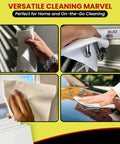 Microfiber Glass Cleaning Cloths Set, 6-Pack, used for cleaning windows, faucets, mirrors, and car surfaces, lint-free reusable cloths.