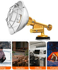 Compact Portable Camping Heater With Cylinderless Design for tent and patio warmth, showcasing its versatility in various settings.