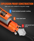 All Purpose Tire Seater And Inflator Tool 8 L Portable Air Blaster with explosion-proof features and durable materials