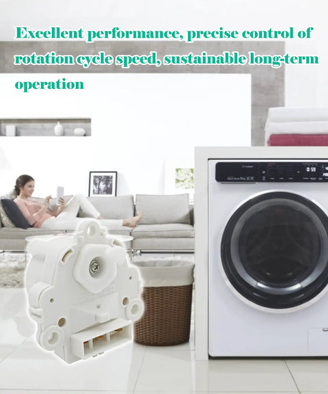 Washer Clutch Motor Replacement That Keeps Your Spin Cycle Strong Fits Kenmore And LG Machines 4681EA1009C Compatible With 79629002000 And 7962927xxx Series AH3579314 EA3579314 AP5243883 PS3579314 Easy Install, white plastic motor beside front-load washer