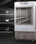 Portable 3 In 1 Evaporative Air Cooler With 3 Quick Speed Settings And Built In Water Tank, compact design with large water tank.