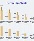 Top Shelf 280 Pcs M2.5 Motherboard Standoffs And Premium Brass Screws Kit For Desktop Builds And Electronics size chart for brass spacers and screws