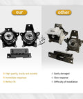 Comparison of All In One Front Left And Right Engine Motor Mount And Transmission Mount Kit with alternative mounts
