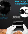 Leaf Spring Pin and Bushing Adapter Service Kit 15030 with magnets for easy operation in black metal with white gloves
