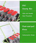 Handheld Manual Seed Sower For Vegetables With Precise Sowing, Adjustable Depth From 0 To 5 Cm, And Row Spacing, PVC sowing boxes