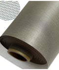 Roll of Faraday Shielding Mesh Window Fabric with nickel copper conductive grid and clear gauze tulle