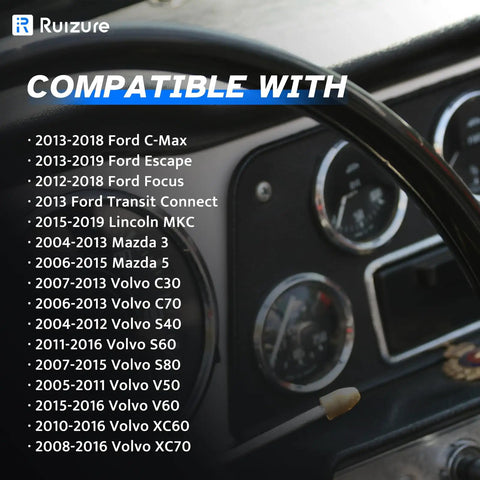Compatible vehicles list for Top Notch Rear Abs Wheel Speed Sensor Pair Fits Ford Escape Focus Volvo S60 V60 And More.