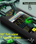 On-The-Go Handheld Oscilloscope With 3.98 Inch Touchscreen Dual Channel 50MHz Bandwidth And Signal Generator display