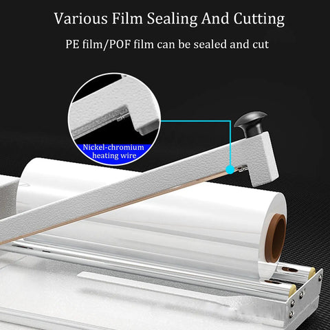 Get This Badass Manual Shrink Wrap Heat Sealer Machine That Slashes Wrapping Time with nickel-chromium heating wire.
