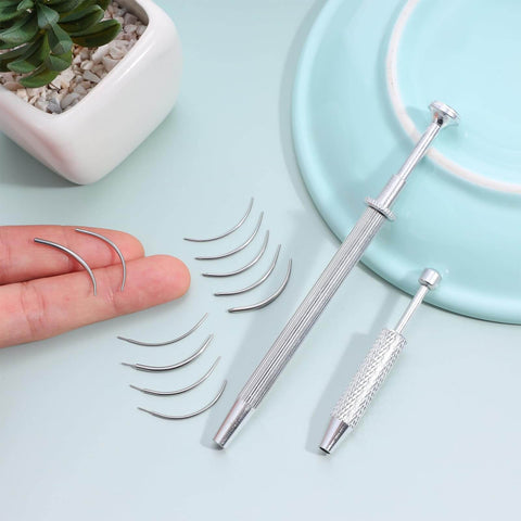 13 Piece Piercing Ball Grabber Tool Set for Easy Jewelry Changes Includes Tapered Piercing Tapers and Flat Back Earring Applicator