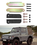 Soft Top Rear Bow Hinge Kit Beefed Up Heavy Duty Metal Bow Hinge Hardware With Screws Pins Nuts OE Compatible for Samurai SJ410