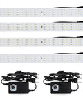 4 Piece LED Light Boards With 2 Dimmable Power Adapters For Product Photography Light Box 110V 220V 96 LEDs Per Board Pro Grade Lighting