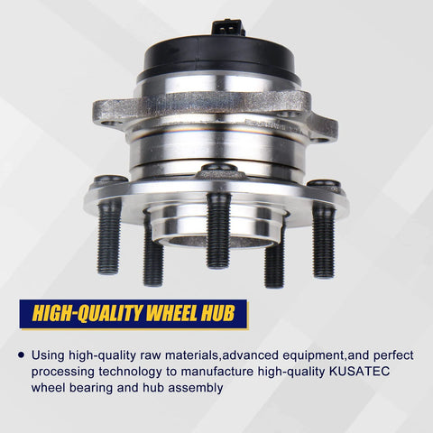 512326 Rear Wheel Bearing And Hub Assembly For Hyundai Santa Fe Veracruz Sorento 5 Lug With ABS Rear FWD
