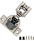 Fifty Pack Three Quarters Inch Overlay Two Dimensional Soft Close Hinges For Face Frame Kitchen Cabinets with screws and dampers