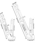 Adjustable Motorcycle Kickstand With Non Slip Foot Pad Side Parking Stand For Electric Motorcycles technical diagram