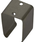 Nine Volt Battery Holder Clip Made From Nickel Plated Steel With Side Mount Design For 9V Batteries Compact 0.67 Inch Front View
